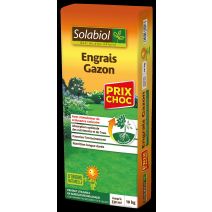 Engrais gazon longue durée 10kg - SOLABIOL