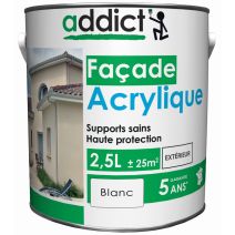 PEINTURE FACADE “ADDICT” ACRYL 2,5 L BLANC