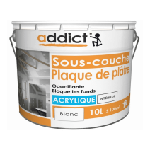 Sous couche plâtre et plaque de plâtre 10L