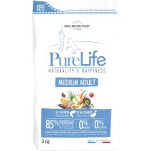 Croquette Pure Life Chien Medium Adulte 2kg - FLATAZOR
