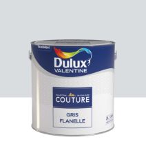 Peinture Murs et boiseries Couture Gris Flanelle Satin Velours 2L - DULUX VALENTINE