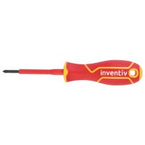 Tournevis Phillips isolé PH0x60mm chrome vanadium - INVENTIV