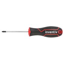 Tournevis Phillips PH0 4x75mm chrome vanadium - INVENTIV