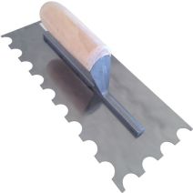 Platoir à colle denture 1/2 lune 10 mm