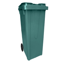 Poubelle homologuée NF EN 8401 vert 120L