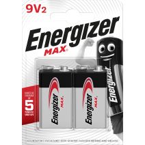 PILE 9V 6LR61 ALCALINE ENERGIZER MAX X2