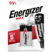 PILE 9V 6LR61 ALCALINE ENERGIZER MAX