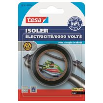 Adhésif Protection Isoler et Cercler Fils et Câbles Électriques 10mx15mm Noir