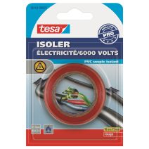 Adhésif Protection Isoler et Cercler Fils et Câbles Électriques 10mx15mm Rouge