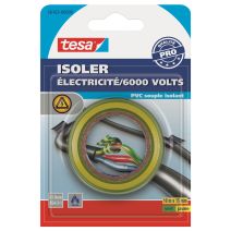 Adhésif Protection Isoler et Cercler Fils et Câbles Électriques 10mx15mm Vert/Jaune
