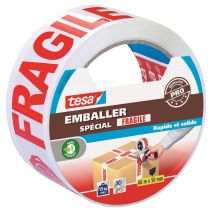 Adhésif Imprimé Polypropylène Fermeture Cartons 66mx50mm 
