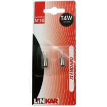 2 lampes T4W 12V 4W - LINKAR