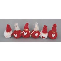 Sujet de Noël en laine 10cm