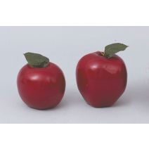 Pomme brillante rouge ∅10cm