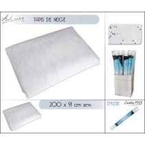 Tapis de neige pailleté 91 x 200 cm
