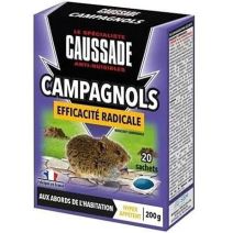 Pat'appât campagnols forte infestation 20x10gr - CAUSSADE 