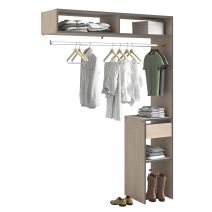 Dressing Chicago Module F Chêne 141x203x40cm Chêne - EKIPA