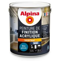 ACRYLIQUE MAT BLEU PETROLE 2.5L