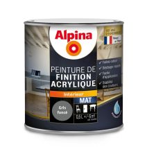 ACRYLIQUE MAT GRIS FONCE 0.5L