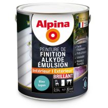 ALKYDE EMULSION BRILLANT BLEU LAGON 2.5L
