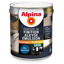 ALKYDE EMULSION SATIN BLEU ATLANTIQUE 2.5L