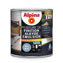 ALKYDE EMULSION SATIN BLEU GRISE 0.5L