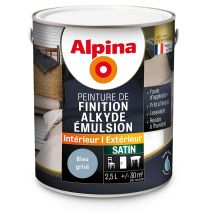 ALKYDE EMULSION SATIN BLEU GRISE 2.5L
