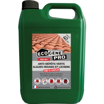 Traitement anti-dépôts verts algues & lichens 5L - ECOGENE