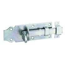 Verrou porte-cadenas avec poignée large + gâche L.120x44mm - ALBERTS