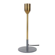 LAMPE TIKY-C CREATION 1*E27 60W-REF 222741 DORE/GRIS HT33,5CM D14CM