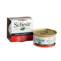 SCHESIR CHAT GELEE THON/CREVETTES B/ 85GR C138 