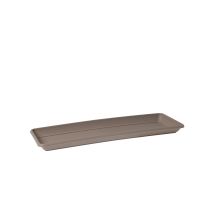 SOUCOUPE RECTANG. VENEZIA 50CM TAUPE