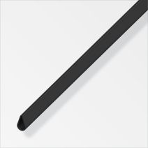 SERRE-FEUILLES 15MM PVC NOIR 1M