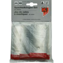 CALE A MASTIQUER SET ACIER