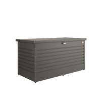 Coffre de jardin 160 gris foncé métal - BIOHORT