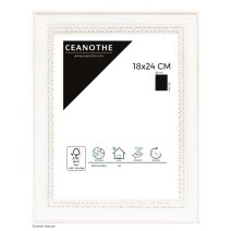 Cadre photo Alma 18x24cm Blanc