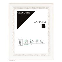 Cadre photo Alma 40x50cm Blanc