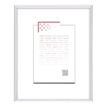 Cadre photo Gallery blanc 24x30cm