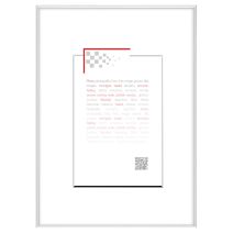 Cadre photo Gallery blanc 40x50cm