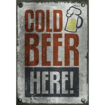 Toile glassart 30x45 cold beer