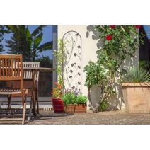 Trellis metal decoratif a planter 0,35x1,50m
