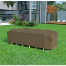 Housse de protection pour table rectangulaire + 8 chaises