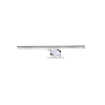 Applique miroir salle de bain led 5w metal pvc chrome 300mm 500lm ip44