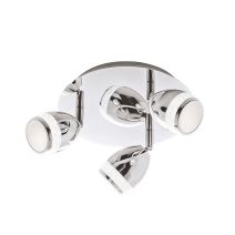 Plafonnier salle de bain 3 spots orient. led 4w 350lm ip44