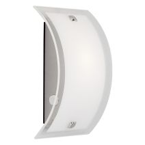 Applique et plafonnier brilliant elysee 40w acier