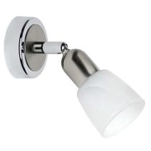 Serie spot brilliant sofia 40w acier et chrome