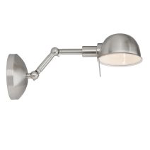 Applique murale brilliant sasha 40w acier