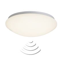 Applique et plafonnier brilliant fakir 12w blanc avec capteur