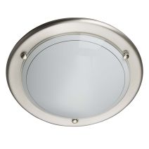 Applique et plafonnier brilliant miramar 42w acier