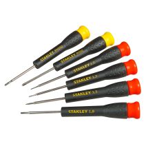 Micro tournevis fente + phillips - jeu de 6 pcs